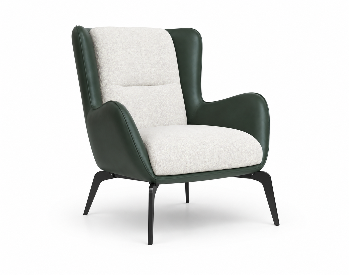 Tufted Wingback Chair view 4
